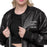 Personalized Embroidered Leather Jacket , Custom Leather Jacket, Embroidery With Your Own Text, Custom Unisex Leather jacket