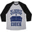 Virgin Teez  Baseball Tee Unisex Tri-Blend Baseball Tee / small / Athletic Gray / Black FAVORITE EXERCISE UNISEX TRI-BLEND BASEBALL TEE