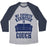 Virgin Teez  Baseball Tee Unisex Tri-Blend Baseball Tee / small / Athletic Gray / Navy FAVORITE EXERCISE UNISEX TRI-BLEND BASEBALL TEE