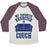 Virgin Teez  Baseball Tee Unisex Tri-Blend Baseball Tee / small / Oatmeal / Maroon FAVORITE EXERCISE UNISEX TRI-BLEND BASEBALL TEE