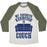 Virgin Teez  Baseball Tee Unisex Tri-Blend Baseball Tee / small / Oatmeal / Moss FAVORITE EXERCISE UNISEX TRI-BLEND BASEBALL TEE