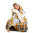 Graphic Pattern Hooded Blanket