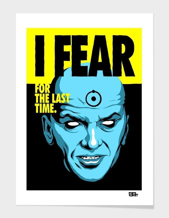 LUVD Framed Art Prints Fear Frame
