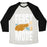 Virgin Teez  Baseball Tee Unisex Tri-Blend Baseball Tee / small / Oatmeal / Black FEAST MODE UNISEX TRI-BLEND BASEBALL TEE