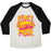 Virgin Teez  Baseball Tee Unisex Tri-Blend Baseball Tee / small / Oatmeal / Black FEAST MODE UNISEX TRI-BLEND BASEBALL TEE