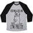 Virgin Teez  Baseball Tee Unisex Tri-Blend Baseball Tee / small / Athletic Gray / Black FEED ME AND TELL ME I'M PRETTY LITTLE FAT PARODY UNISEX TRI-BLEND BASEBALL TEE