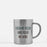 Feed Me Pizza And Pour Me Wine Gold & Silver Mug
