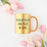 Feed Me Pizza And Pour Me Wine Gold & Silver Mug