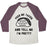 Virgin Teez  Baseball Tee Unisex Tri-Blend Baseball Tee / small / Oatmeal / Maroon FEED ME TACOS UNISEX TRI-BLEND BASEBALL TEE