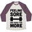 Virgin Teez  Baseball Tee Unisex Tri-Blend Baseball Tee / small / Oatmeal / Maroon FEELING SORE AND READY FOR MORE UNISEX TRI-BLEND BASEBALL TEE