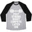 Virgin Teez  Baseball Tee Unisex Tri-Blend Baseball Tee / small / Athletic Gray / Black FELT STRONG MIGHT COMPETE LATER IDK UNISEX TRI-BLEND BASEBALL TEE