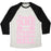 Virgin Teez  Baseball Tee Unisex Tri-Blend Baseball Tee / small / Oatmeal / Black FEMALES ARE STRONG AS HELL UNISEX TRI-BLEND BASEBALL TEE