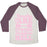 Virgin Teez  Baseball Tee Unisex Tri-Blend Baseball Tee / small / Oatmeal / Maroon FEMALES ARE STRONG AS HELL UNISEX TRI-BLEND BASEBALL TEE
