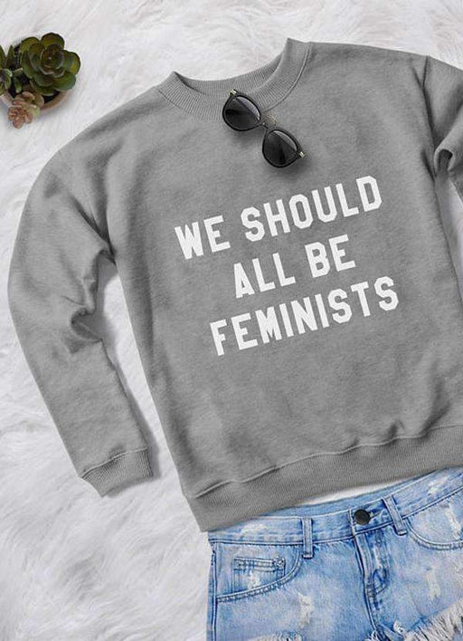 Sadaf Hamid Sweat Shirt FEMINISTS WOMEN PRINTED SWEAT SHIRT
