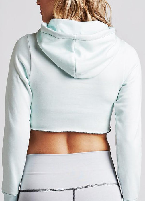 Virgin Teez Pull Over Hoodie Fiashion Icon Crop Hoodie