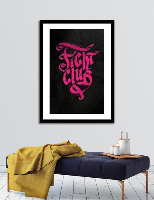 LUVD Framed Art Prints Fight Club Frame