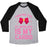Virgin Teez  Baseball Tee Unisex Tri-Blend Baseball Tee / small / Athletic Gray / Black FIGHTING EVIL BY MOONLIGHT IS MY CARDIO UNISEX TRI-BLEND BASEBALL TEE