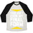 Virgin Teez  Baseball Tee Unisex Tri-Blend Baseball Tee / small / Oatmeal / Black FINAL FORM UNISEX TRI-BLEND BASEBALL TEE