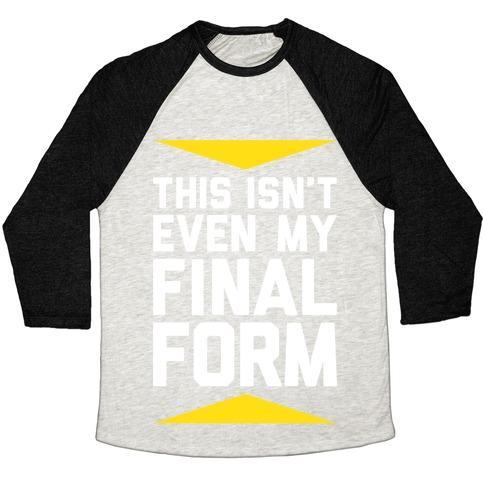 Virgin Teez  Baseball Tee Unisex Tri-Blend Baseball Tee / small / Oatmeal / Black FINAL FORM UNISEX TRI-BLEND BASEBALL TEE