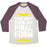 Virgin Teez  Baseball Tee Unisex Tri-Blend Baseball Tee / small / Oatmeal / Maroon FINAL FORM UNISEX TRI-BLEND BASEBALL TEE