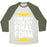 Virgin Teez  Baseball Tee Unisex Tri-Blend Baseball Tee / small / Oatmeal / Moss FINAL FORM UNISEX TRI-BLEND BASEBALL TEE