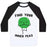 Virgin Teez  Baseball Tee Unisex Classic Baseball Tee / x-small / White/Black FIND YOUR INNER PEAS UNISEX CLASSIC BASEBALL TEE