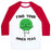 Virgin Teez  Baseball Tee Unisex Classic Baseball Tee / x-small / White/Red FIND YOUR INNER PEAS UNISEX CLASSIC BASEBALL TEE
