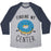 Virgin Teez  Baseball Tee Unisex Tri-Blend Baseball Tee / small / Athletic Gray / Navy FINDING MY CENTER UNISEX TRI-BLEND BASEBALL TEE