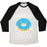 Virgin Teez  Baseball Tee Unisex Tri-Blend Baseball Tee / small / Oatmeal / Black FINDING MY CENTER UNISEX TRI-BLEND BASEBALL TEE