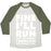Virgin Teez  Baseball Tee Unisex Tri-Blend Baseball Tee / small / Oatmeal / Moss FINE I'LL RUN UNISEX TRI-BLEND BASEBALL TEE