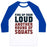 Virgin Teez  Baseball Tee Unisex Classic Baseball Tee / x-small / White/Blue FIRE UP YOUR LOUD ANOTHER ROUND OF SQUATS UNISEX CLASSIC BASEBALL TEE