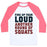 Virgin Teez  Baseball Tee Unisex Classic Baseball Tee / x-small / White/Neon Pink FIRE UP YOUR LOUD ANOTHER ROUND OF SQUATS UNISEX CLASSIC BASEBALL TEE
