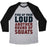 Virgin Teez  Baseball Tee Unisex Tri-Blend Baseball Tee / small / Athletic Gray / Black FIRE UP YOUR LOUD ANOTHER ROUND OF SQUATS UNISEX TRI-BLEND BASEBALL TEE
