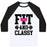 Virgin Teez  Baseball Tee Unisex Classic Baseball Tee / x-small / White/Black FIT AND CLASSY UNISEX CLASSIC BASEBALL TEE