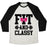 Virgin Teez  Baseball Tee Unisex Tri-Blend Baseball Tee / small / Oatmeal / Black FIT AND CLASSY UNISEX TRI-BLEND BASEBALL TEE