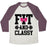 Virgin Teez  Baseball Tee Unisex Tri-Blend Baseball Tee / small / Oatmeal / Maroon FIT AND CLASSY UNISEX TRI-BLEND BASEBALL TEE