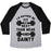 Virgin Teez  Baseball Tee Unisex Tri-Blend Baseball Tee / small / Athletic Gray / Black FIT AND SEXY UNISEX TRI-BLEND BASEBALL TEE