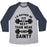Virgin Teez  Baseball Tee Unisex Tri-Blend Baseball Tee / small / Athletic Gray / Navy FIT AND SEXY UNISEX TRI-BLEND BASEBALL TEE