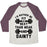 Virgin Teez  Baseball Tee Unisex Tri-Blend Baseball Tee / small / Oatmeal / Maroon FIT AND SEXY UNISEX TRI-BLEND BASEBALL TEE