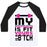 Virgin Teez  Baseball Tee Unisex Classic Baseball Tee / x-small / White/Black FIT BOYFRIEND UNISEX CLASSIC BASEBALL TEE