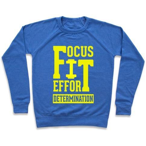 Virgin Teez  Pullover Crewneck Sweatshirt / x-small / Heathered Blue FIT CREWNECK SWEATSHIRT