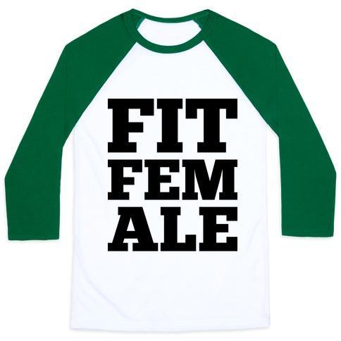 FIT FEMALE UNISEX CLASSIC BASEBALL TEE