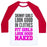 Virgin Teez  Baseball Tee Unisex Classic Baseball Tee / x-small / White/Red FIT GIRLS LOOK GOOD NAKED (TANK) UNISEX CLASSIC BASEBALL TEE