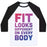 Virgin Teez  Baseball Tee Unisex Classic Baseball Tee / x-small / White/Black FIT LOOKS DIFFERENT ON EVERY BODY UNISEX CLASSIC BASEBALL TEE