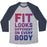 Virgin Teez  Baseball Tee Unisex Tri-Blend Baseball Tee / small / Athletic Gray / Navy FIT LOOKS DIFFERENT ON EVERY BODY UNISEX TRI-BLEND BASEBALL TEE