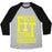 Virgin Teez  Baseball Tee Unisex Tri-Blend Baseball Tee / small / Athletic Gray / Black FIT UNISEX TRI-BLEND BASEBALL TEE
