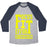 Virgin Teez  Baseball Tee Unisex Tri-Blend Baseball Tee / small / Athletic Gray / Navy FIT UNISEX TRI-BLEND BASEBALL TEE