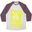 Virgin Teez  Baseball Tee Unisex Tri-Blend Baseball Tee / small / Oatmeal / Maroon FIT UNISEX TRI-BLEND BASEBALL TEE