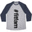 Virgin Teez  Baseball Tee #FITFAM" SHIRT UNISEX TRI-BLEND BASEBALL TEE"