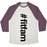 Virgin Teez  Baseball Tee #FITFAM" SHIRT UNISEX TRI-BLEND BASEBALL TEE"